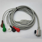 GE Marquette Holter ECG Cable And Lead Wires Reusable IEC Cable Color Coding