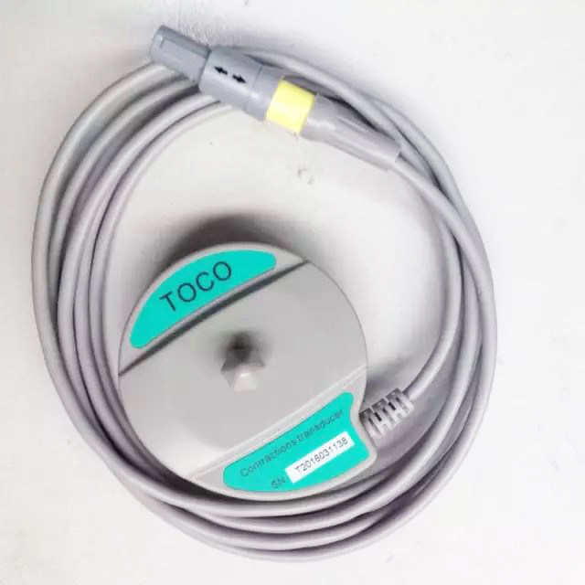 Comen TOCO Fetal Probe Compatible Fetal Monitor Transducer with 4-Pin Single Notch