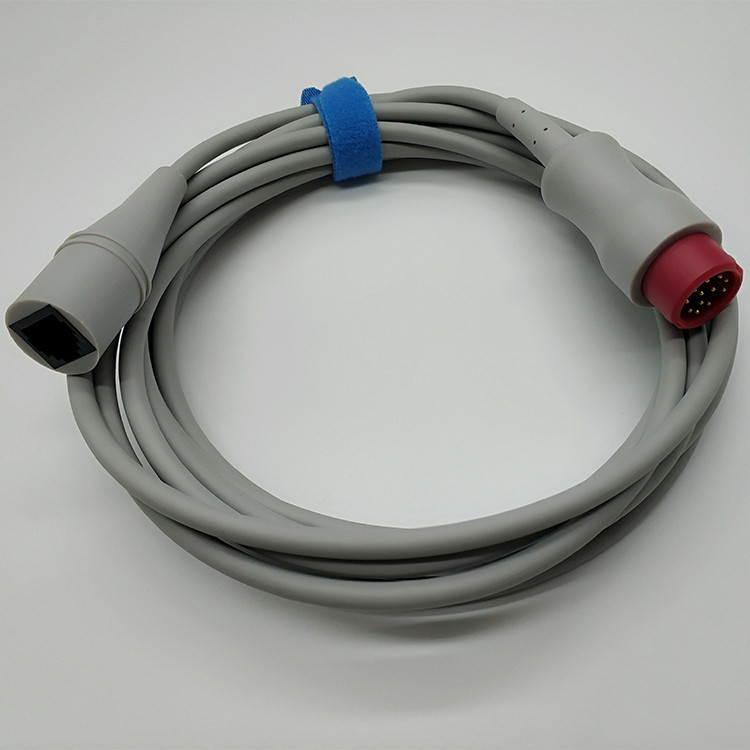 Medical Reusable Adult IBP Cable For Mindray To Abbott Medex TPU Material