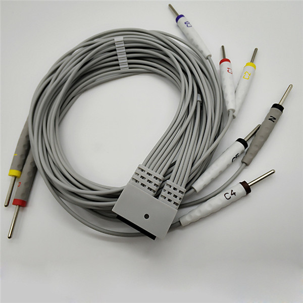 180cm MedEx ECG Cables And Leadwires Banana 4.0 Medical Materials / Accessories